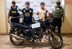 Huánuco: policía detiene a dos personas por receptación agravada de motocicleta con requisitoria