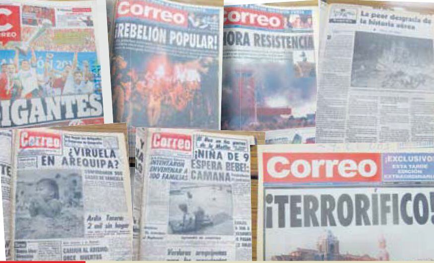 En las portadas que ahora son parte de la historia. (Foto: GEC)