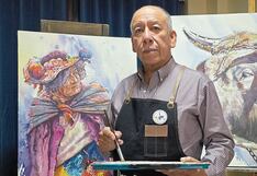 Alcides Catacora Pinazo, artista plástico aymara en Arequipa: “Pintar debe ser un acto de sinceramiento”