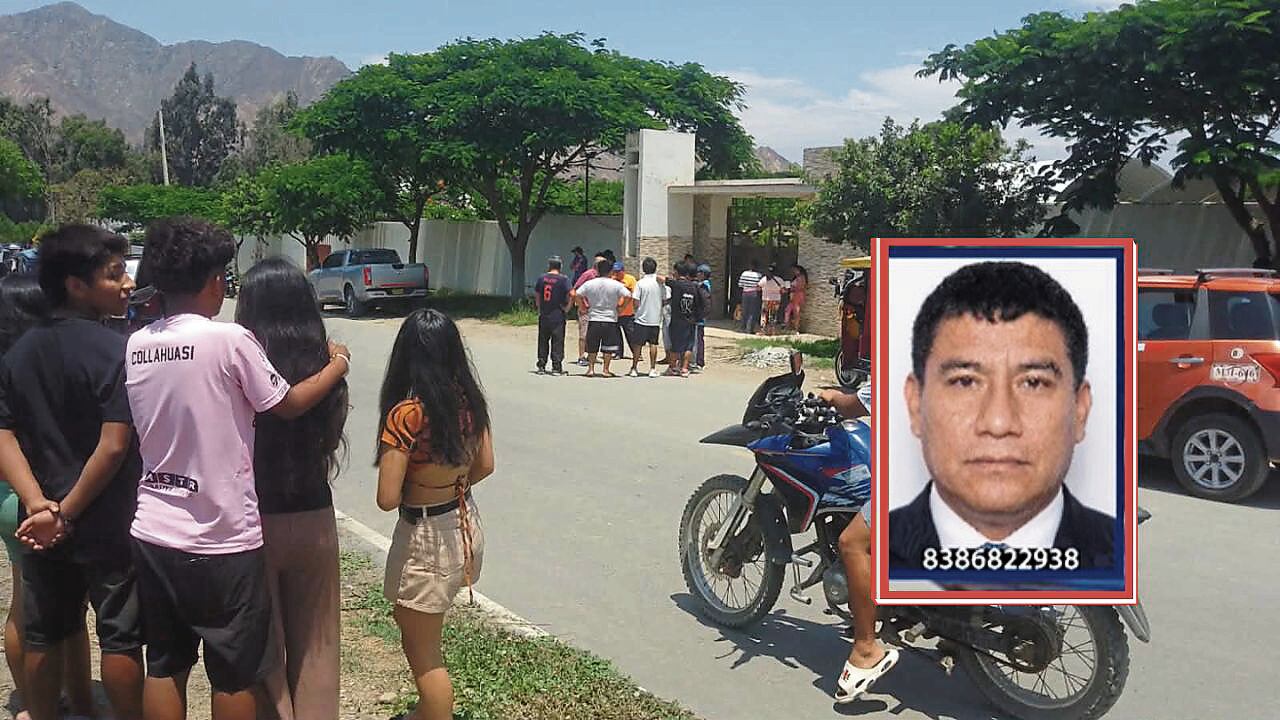 Según algunos testigos, la víctima, identificada como Javier Quiliche Gamarra, había llegado a supervisar los trabajos de mantenimiento cuando le dispararon.