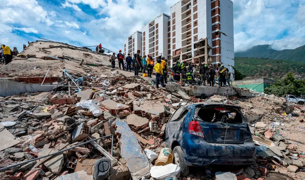 Terremotos en Venezuela: a 17 días de la tragedia aumenta a 4 333 la cifra de fallecidos y a 16 740 heridos. Foto: AFP.