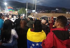 Venezolanos en Huancayo celebran tras captura de Nicolás Maduro