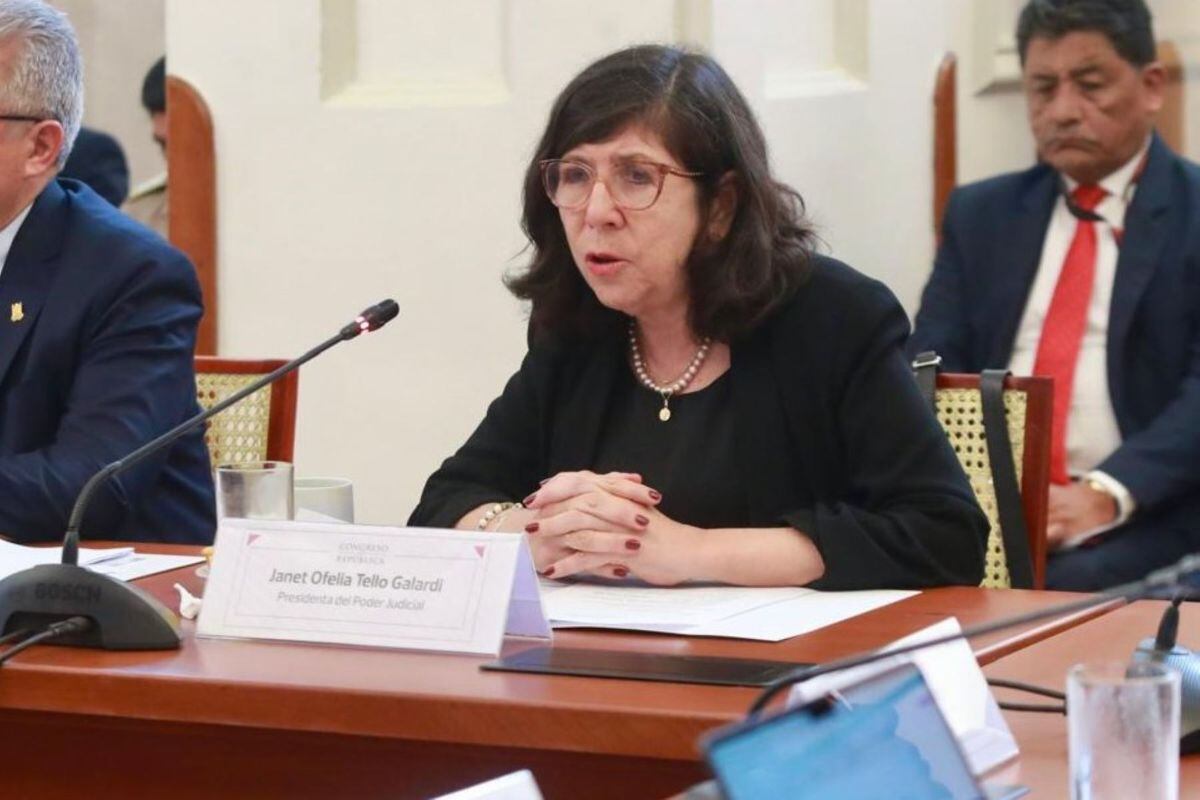 La presidenta del Poder Judicial destacó el impacto de la campaña de endosos judiciales y promovió acciones de acceso a la justicia durante su visita a Piura y Sullana. Foto: Andina.