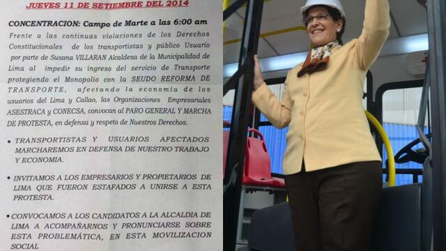 Transportistas del Callao convocan para este jueves paro contra Corredor Azul