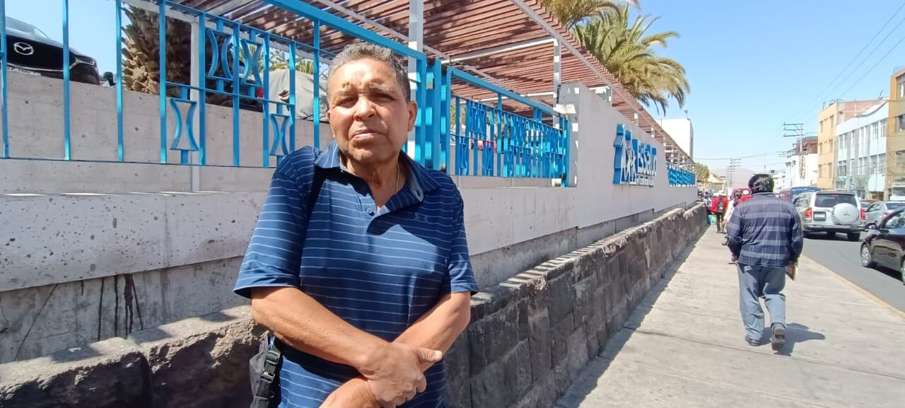 Jorge Mansilla paciente de EsSalud en Arequipa. (Foto: GEC)