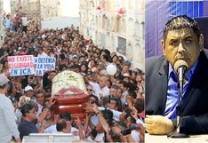FOTOS: multitud acompañó sepultura de periodista Gastón Medina, asesinado en Ica
