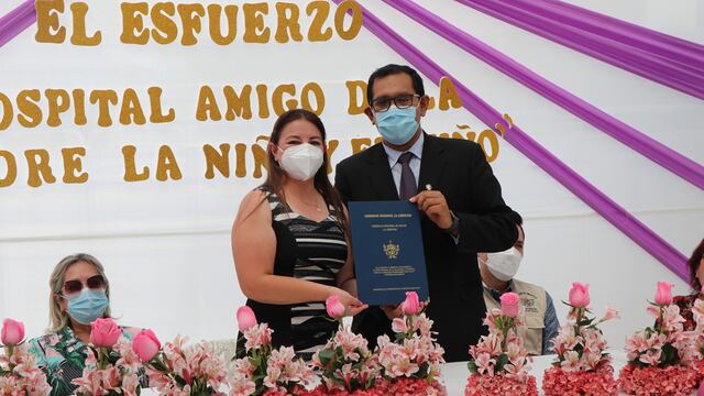 La Libertad: El Esfuerzo recibe certificación ministerial como “Hospital Amigo de la Madre, el Niño y la Niña”