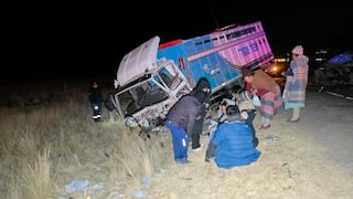 Puno: Pareja de esposos y su hijo están entre las cuatro víctimas de accidente en vía Juliaca-Calapuja