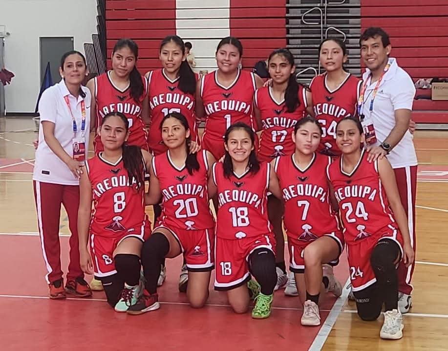 Delegación arequipeña básquet damas debutó con el pie derecho en los Juegos Deportivos Nacionales 2026. Foto: IPD.