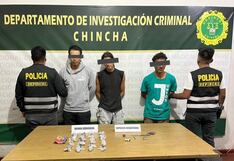 Chincha: caen “los duros de Mariátegui” con más de 330 ketes de drogas