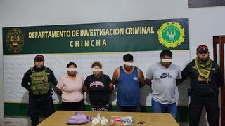 Chincha: a la cárcel tras caer con arsenal de drogas en Pueblo Nuevo