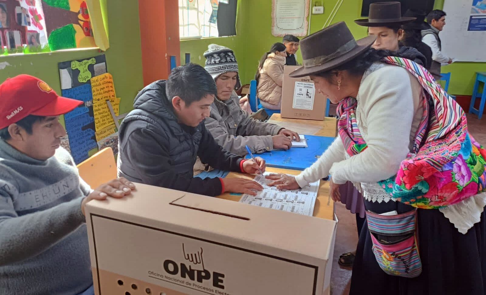 Comuneros votarán por primera vez en alejado centro poblado de Cusco