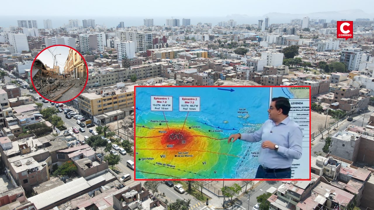 Lima debe prevenir. Mientras en Venezuela actuaron la placa del Caribe y la Sudamericana, en Perú la subducción de la placa de Nazca podría originar un sismo mucho más energético, dice Patricio Valderrama. (Foto: Captura Canal N - Gec )