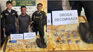 Policía captura a presunto micro comercializador de drogas durante operativo en Pisco