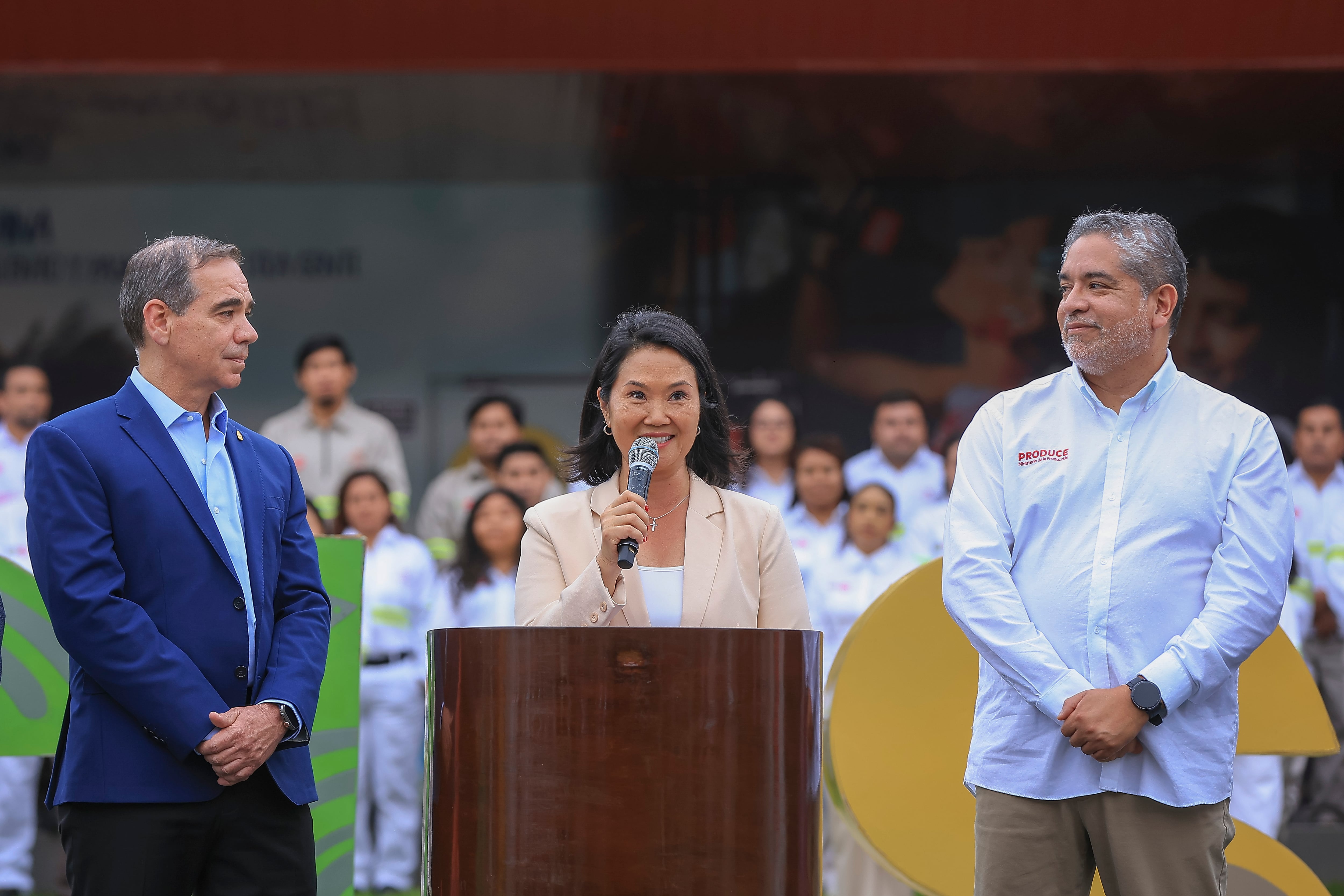 Coca-Cola invertirá US$1.000 millones en Perú, anuncia Keiko Fujimori. Foto: Presidencia del Perú.