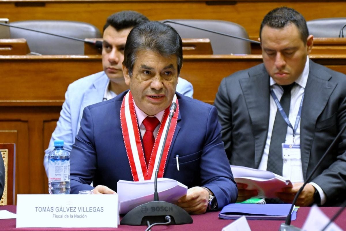 Tomás Gálvez dijo que está conversando con legisladores para obtener más presupuesto en el Ministerio Público. (Foto: Congreso)