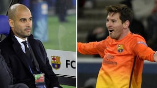 Pep Guardiola sobre Lionel Messi: "Nunca he visto un jugador como él"