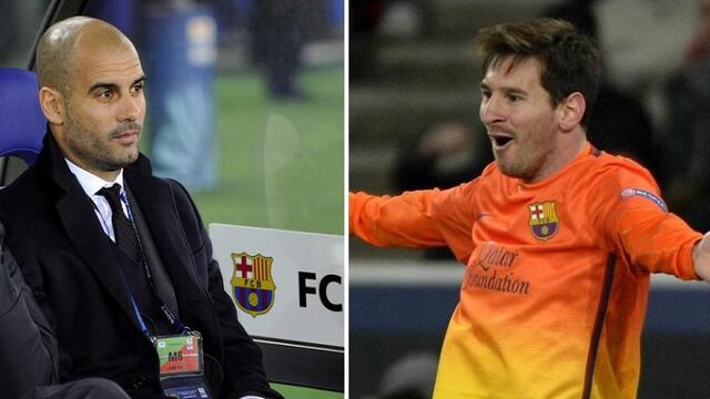Pep Guardiola sobre Lionel Messi: "Nunca he visto un jugador como él"