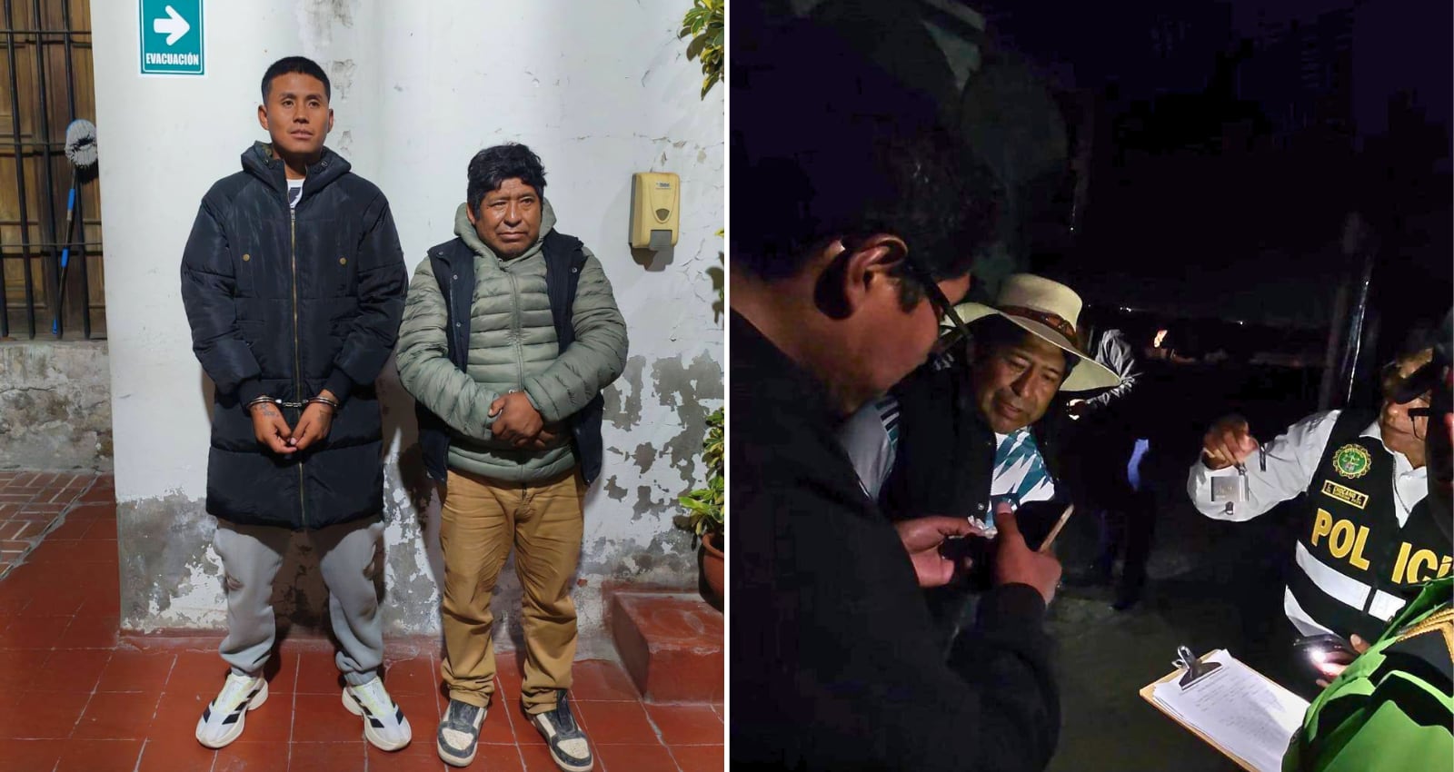 Cae banda “Los Temibles Usurpadores de Ampaca” por invasión de terrenos en Uchumayo. Foto: PNP.