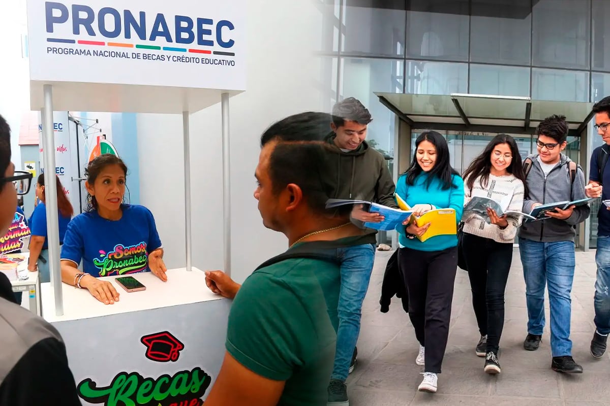 Becarios cuestionan nuevo proyecto y denuncian abandono del Estado. Foto: Andina/composición GEC