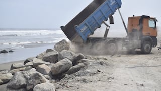 Gobierno Regional de La Libertad colocará rocas en Taquila para mitigar oleajes anómalos