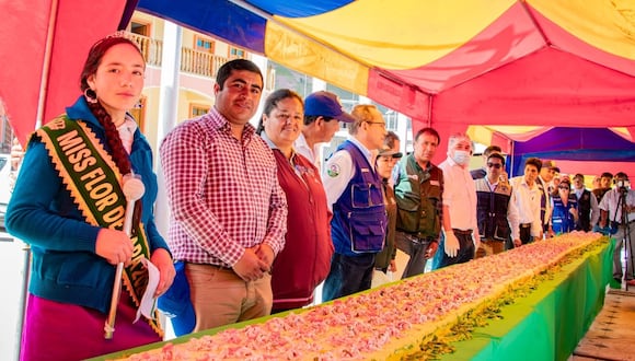 Provincia de Huancabamba realizó el primer festival de la papa y preparó la causa Acevichada de trucha.