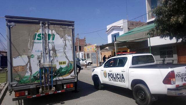 Chincha: Asalto y robo a camión distribuidor de bebidas y otros en Los Álamos, en Pueblo Nuevo 