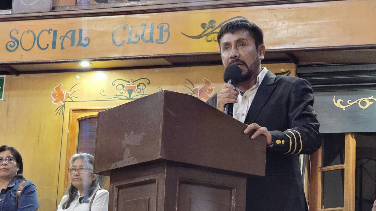 Elmer Cáceres Llica no apoya candidatura de Jenry Huisa ni Alfredo Zegarra para gobernador de Arequipa (Foto: Álvaro Figueroa/@photo.gec)