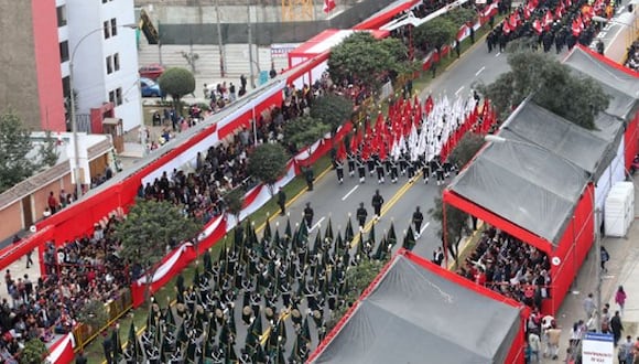 Vuelve después de tres años la Gran Parada Cívico-Militar. Foto: Andina