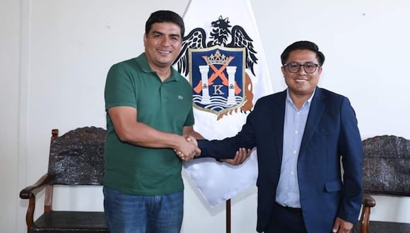 El presidente del organismo del deporte, Gustavo Vega, se reunió con el alcalde Mario Reyna para conseguir solución a escenario deportivo.