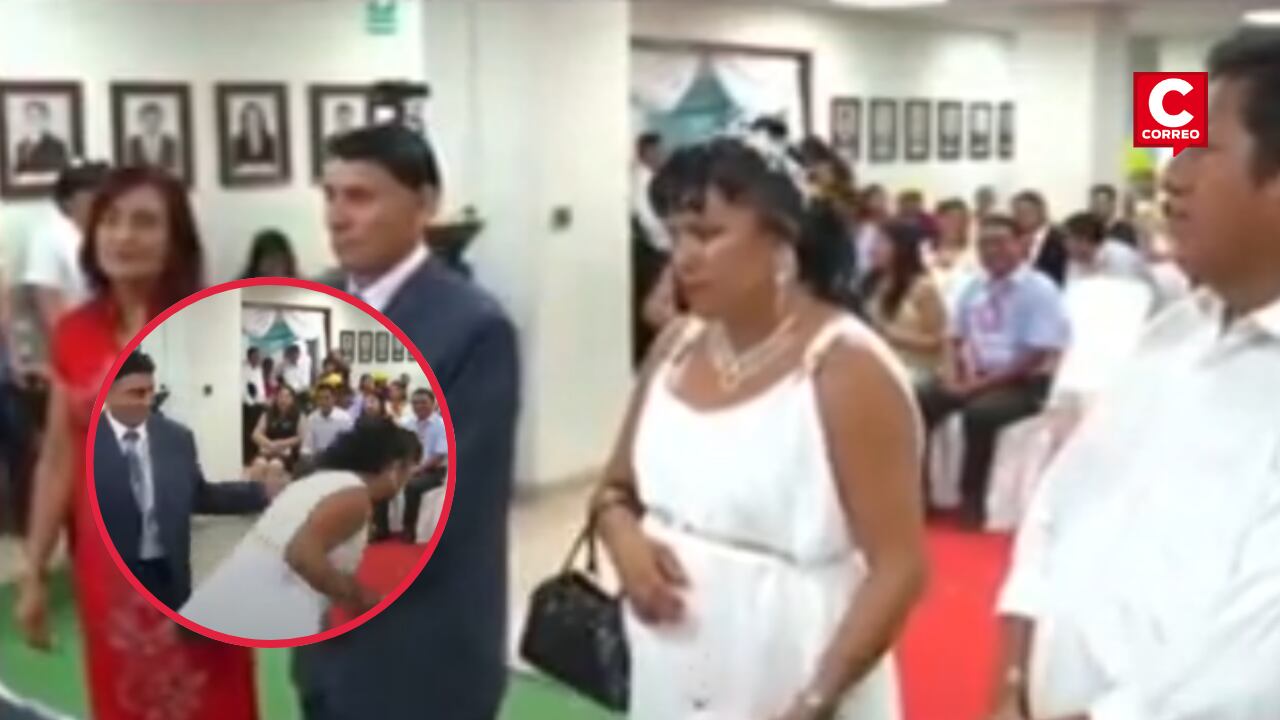 Novia dice “¡No acepto!” y huye en plena boda comunitaria en Amazonas (VIDEO)