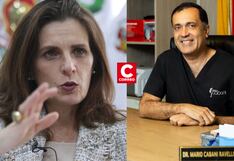 Citan a exministra Hania Pérez de Cuellar y a cirujano Mario Cabani por operación de Dina Boluarte