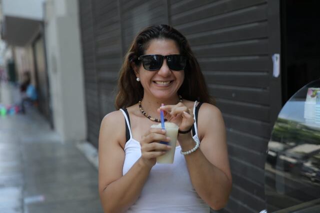 Refrescos y cremoladas tienen alta demanda. Foto: Anthony Niño de Guzmán/ @photo.gec