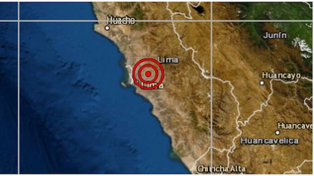 Lima: sismo de magnitud 3,9 se registró esta tarde, según el IGP