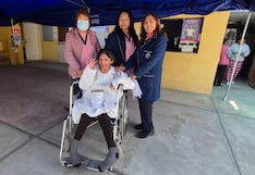 Paciente deja hospital luego de 5 años, al encuentro de su hija en Cusco (VIDEO)