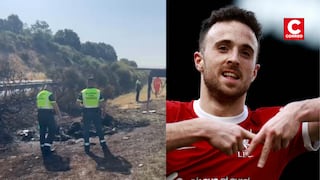 Coche de futbolista Diogo Jota y su hermano quedó calcinado tras accidente