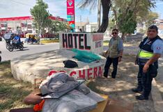 Serenazgo de Piura desaloja a ciudadano extranjero que ocupaba pozo para consumo de drogas
