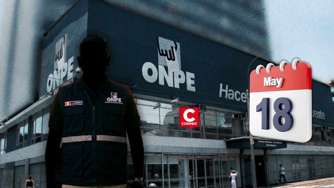 JNJ publicará el 18 de mayo la lista de postulantes aptos para jefe de la ONPE. Composición: Diario Correo.