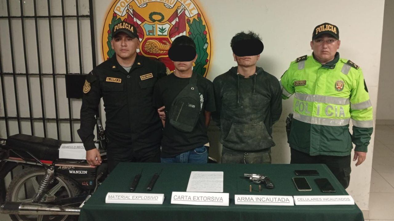 Policía los interviene por la carretera Panamericana Norte, a la altura del distrito de Guadalupe.