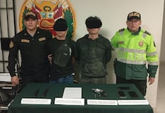 La Libertad: Dos jóvenes caen con arma de fuego y dos cartuchos de dinamita