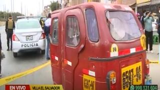 Villa El Salvador: sicarios balearon a pasajero de mototaxi en cruce de la Av. El Sol (VIDEO) 