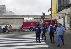 Reportan incendio cerca a estación del Metropolitano en Cercado de Lima