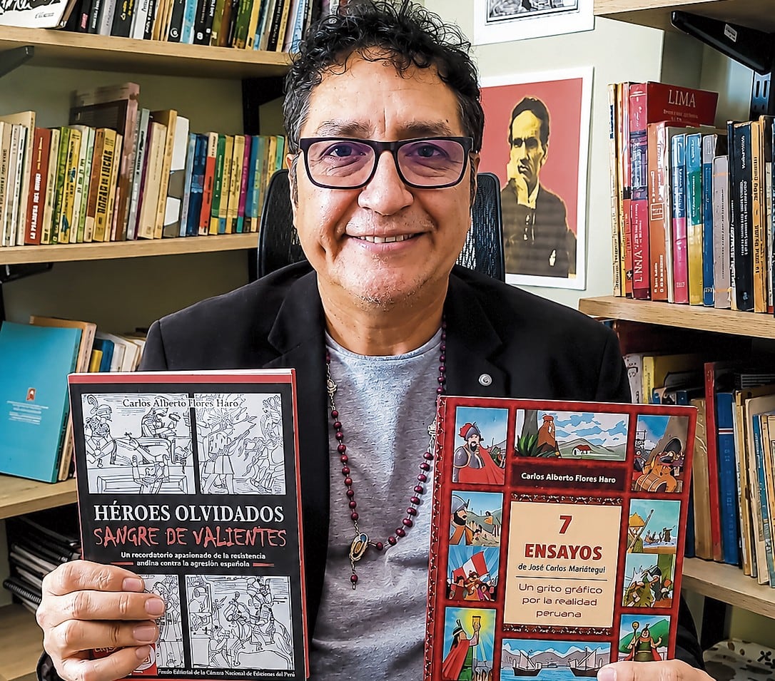Carlos Flores Haro, educador e historiador. Foto: Cortesía.