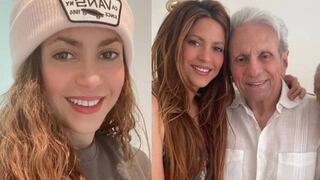 Shakira alienta con tierno mensaje a su padre, quien se encuentra hospitalizado  