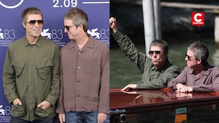 Liam y Noel Gallagher se reencuentran en Venecia para estreno de documental de Oasis