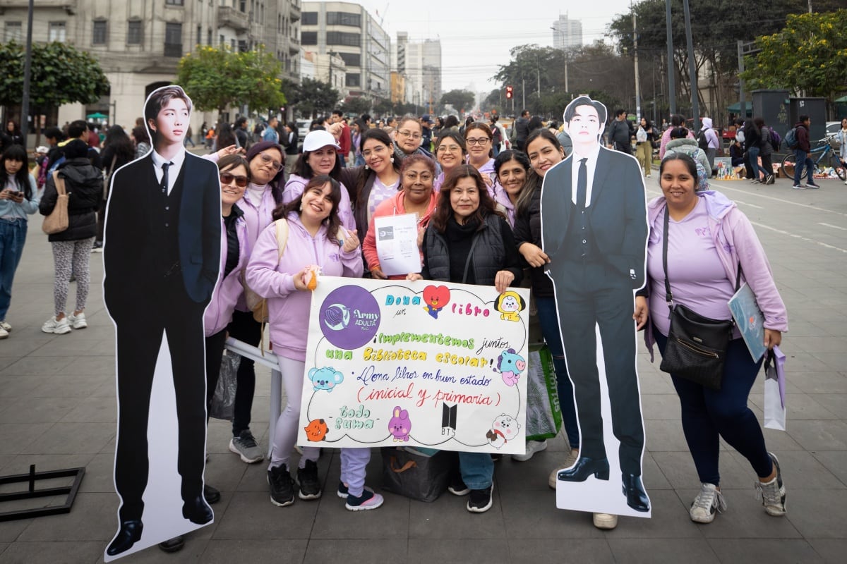 El 2024 contamos la historia de la Army Adulta de BTS, creada a semejanza de una iniciativa similar en Venezuela. La mayoría de ellas son madres. (Foto: Antonio Melgarejo).