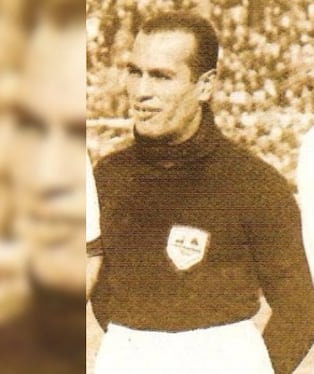 Jorge Pardón García, arquero arequipeño, fue el primer portero en la historia de una selección oficial del Perú. Foto: Difusión.