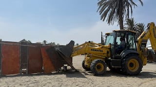 Pisco: desalojan área ocupada en playa El Chaco para recuperar el orden en zona turística