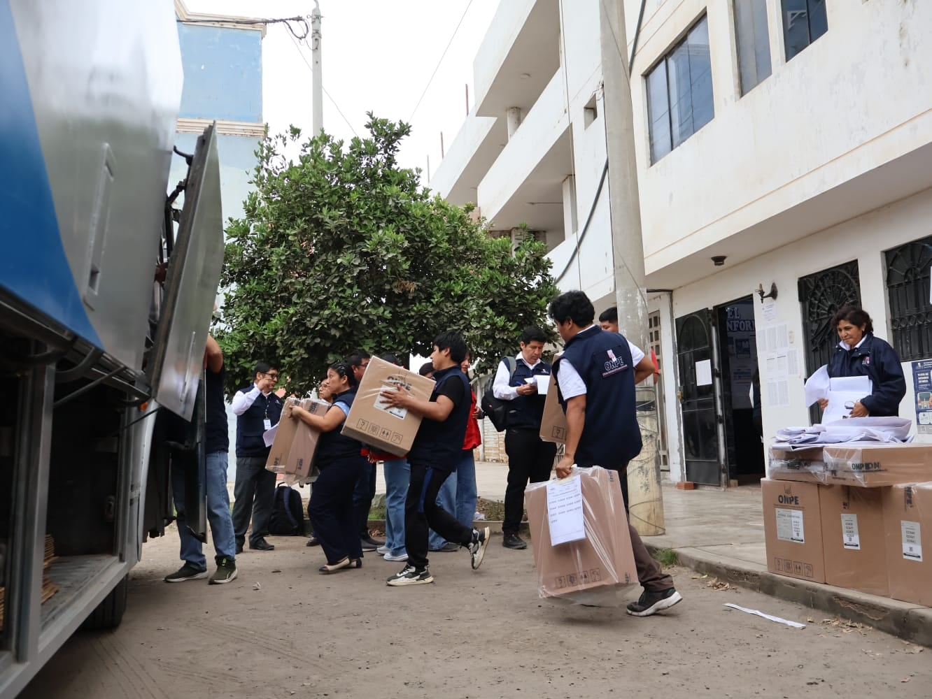 ODPE Ica trasladó material electoral a locales de votación para elecciones del 4 de octubre