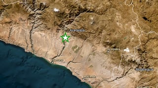 Temblor de magnitud 3.4 se registra en Aplao, Arequipa